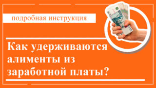 Как удерживаются алименты из заработной платы и иных доходов должника?